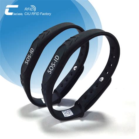 nfc wristband silicone|emergency wrist bands.